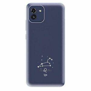 Odolné silikonové pouzdro iSaprio - čiré - Lev - Samsung Galaxy A03 obraz