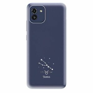 Odolné silikonové pouzdro iSaprio - čiré - Býk - Samsung Galaxy A03 obraz