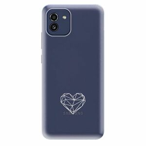 Odolné silikonové pouzdro iSaprio - čiré - Digital Love - Samsung Galaxy A03 obraz