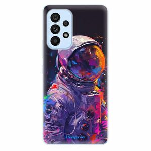 Odolné silikonové pouzdro iSaprio - Neon Astronaut - Samsung Galaxy A73 5G obraz