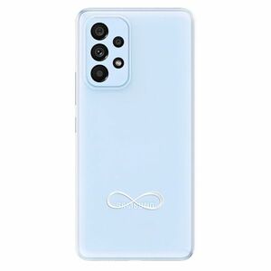 Odolné silikonové pouzdro iSaprio - čiré - Infinity - Samsung Galaxy A73 5G obraz