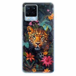 Odolné silikonové pouzdro iSaprio - Flower Jaguar - Realme 8 / 8 Pro obraz