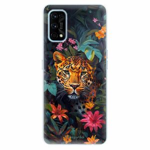 Odolné silikonové pouzdro iSaprio - Flower Jaguar - Realme 7 Pro obraz