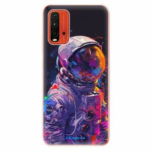 Odolné silikonové pouzdro iSaprio - Neon Astronaut - Xiaomi Redmi 9T obraz