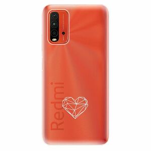 Odolné silikonové pouzdro iSaprio - čiré - Digital Love - Xiaomi Redmi 9T obraz