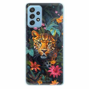 Odolné silikonové pouzdro iSaprio - Flower Jaguar - Samsung Galaxy A72 obraz