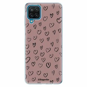 Odolné silikonové pouzdro iSaprio - Heart Dark - Samsung Galaxy A12 obraz