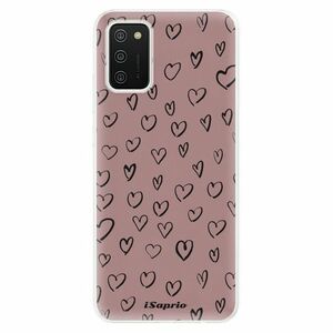 Odolné silikonové pouzdro iSaprio - Heart Dark - Samsung Galaxy A02s obraz