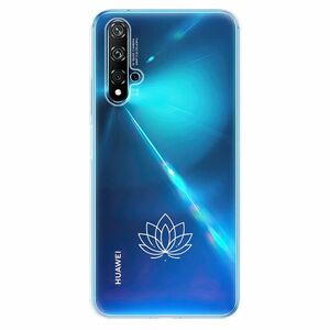 Odolné silikonové pouzdro iSaprio - čiré - Lotos - Huawei Nova 5T obraz