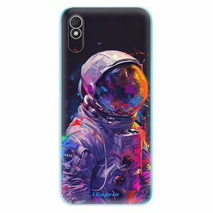 Odolné silikonové pouzdro iSaprio - Neon Astronaut - Xiaomi Redmi 9A obraz