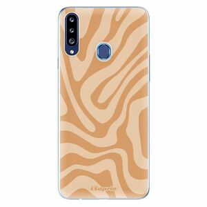 Odolné silikonové pouzdro iSaprio - Zebra Orange - Samsung Galaxy A20s obraz