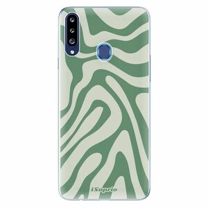 Odolné silikonové pouzdro iSaprio - Zebra Green - Samsung Galaxy A20s obraz