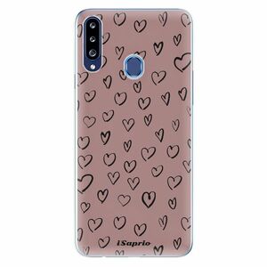 Odolné silikonové pouzdro iSaprio - Heart Dark - Samsung Galaxy A20s obraz