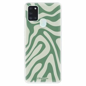 Odolné silikonové pouzdro iSaprio - Zebra Green - Samsung Galaxy A21s obraz