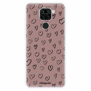 Odolné silikonové pouzdro iSaprio - Heart Dark - Xiaomi Redmi Note 9 obraz