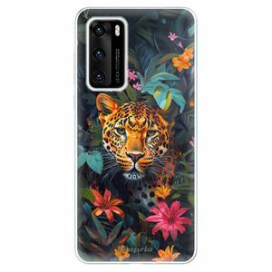 Odolné silikonové pouzdro iSaprio - Flower Jaguar - Huawei P40 obraz