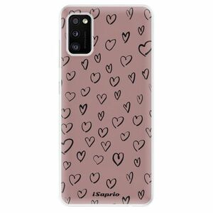 Odolné silikonové pouzdro iSaprio - Heart Dark - Samsung Galaxy A41 obraz