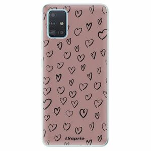 Odolné silikonové pouzdro iSaprio - Heart Dark - Samsung Galaxy A51 obraz