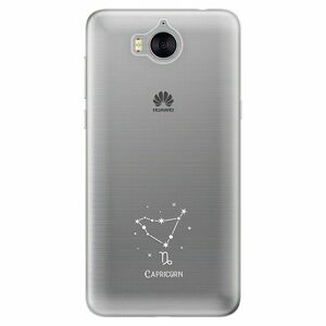 Odolné silikonové pouzdro iSaprio - čiré - Kozoroh - Huawei Y5 2017 / Y6 2017 obraz