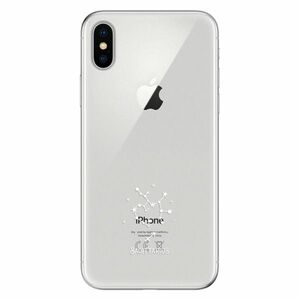 Odolné silikonové pouzdro iSaprio - čiré - Střelec - iPhone X obraz