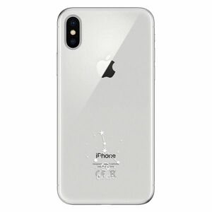 Odolné silikonové pouzdro iSaprio - čiré - Rak - iPhone X obraz