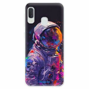 Odolné silikonové pouzdro iSaprio - Neon Astronaut - Samsung Galaxy A20e obraz