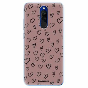 Odolné silikonové pouzdro iSaprio - Heart Dark - Xiaomi Redmi 8 obraz