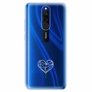 Odolné silikonové pouzdro iSaprio - čiré - Digital Love - Xiaomi Redmi 8 obraz