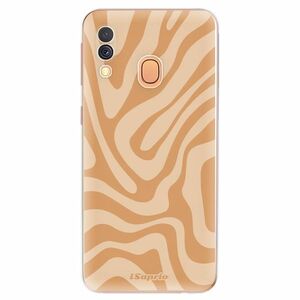 Odolné silikonové pouzdro iSaprio - Zebra Orange - Samsung Galaxy A40 obraz