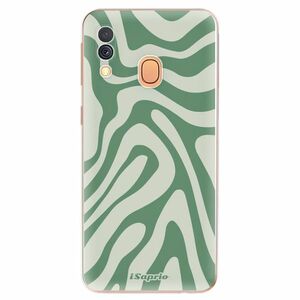 Odolné silikonové pouzdro iSaprio - Zebra Green - Samsung Galaxy A40 obraz