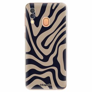 Odolné silikonové pouzdro iSaprio - Zebra Black - Samsung Galaxy A40 obraz