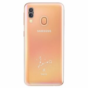 Odolné silikonové pouzdro iSaprio - čiré - Ryby - Samsung Galaxy A40 obraz