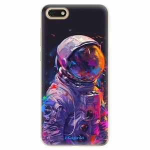 Odolné silikonové pouzdro iSaprio - Neon Astronaut - Huawei Honor 7S obraz