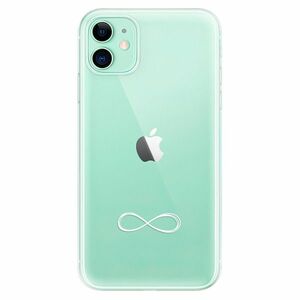 Odolné silikonové pouzdro iSaprio - čiré - Infinity - iPhone 11 obraz