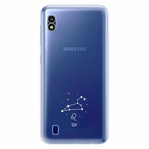 Odolné silikonové pouzdro iSaprio - čiré - Lev - Samsung Galaxy A10 obraz