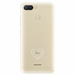 Odolné silikonové pouzdro iSaprio - čiré - Digital Love - Xiaomi Redmi 6 obraz