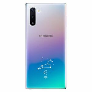 Odolné silikonové pouzdro iSaprio - čiré - Lev - Samsung Galaxy Note 10 obraz