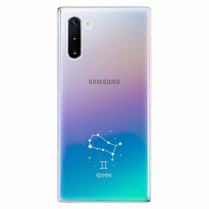 Odolné silikonové pouzdro iSaprio - čiré - Blíženci - Samsung Galaxy Note 10 obraz