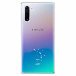 Odolné silikonové pouzdro iSaprio - čiré - Beran - Samsung Galaxy Note 10 obraz