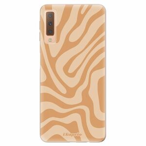 Odolné silikonové pouzdro iSaprio - Zebra Orange - Samsung Galaxy A7 (2018) obraz