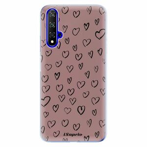 Odolné silikonové pouzdro iSaprio - Heart Dark - Huawei Honor 20 obraz