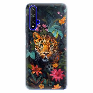 Odolné silikonové pouzdro iSaprio - Flower Jaguar - Huawei Honor 20 obraz