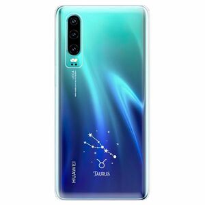 Odolné silikonové pouzdro iSaprio - čiré - Býk - Huawei P30 obraz