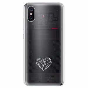 Odolné silikonové pouzdro iSaprio - čiré - Digital Love - Xiaomi Mi 8 Pro obraz