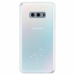 Odolné silikonové pouzdro iSaprio - čiré - Lev - Samsung Galaxy S10e obraz