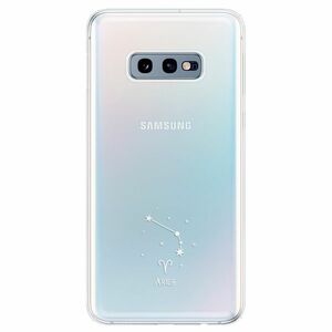 Odolné silikonové pouzdro iSaprio - čiré - Beran - Samsung Galaxy S10e obraz