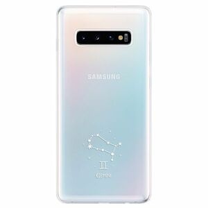 Odolné silikonové pouzdro iSaprio - čiré - Blíženci - Samsung Galaxy S10+ obraz