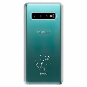 Odolné silikonové pouzdro iSaprio - čiré - Štír - Samsung Galaxy S10 obraz