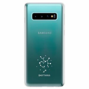 Odolné silikonové pouzdro iSaprio - čiré - Střelec - Samsung Galaxy S10 obraz