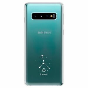 Odolné silikonové pouzdro iSaprio - čiré - Rak - Samsung Galaxy S10 obraz